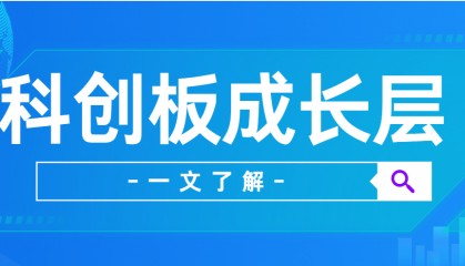 一文了解科创板成长层！科创板成长层参与条件解答。