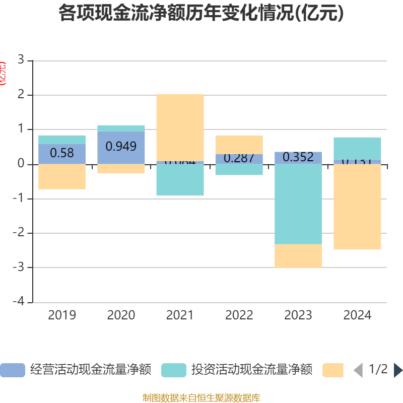 鸿博股份：2024年亏损2.93亿元