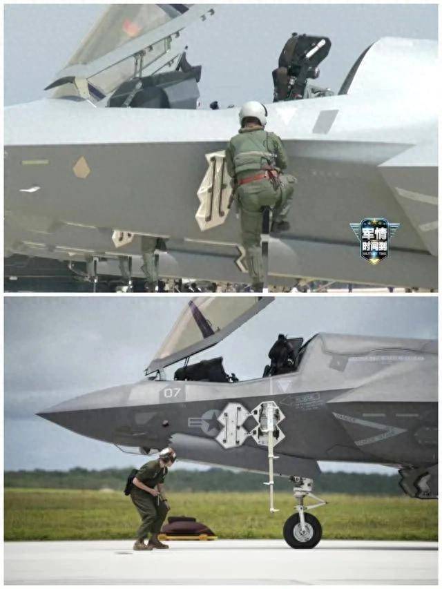 央视曝光!歼-35A改用内置登机梯,和F-35的一模一样?